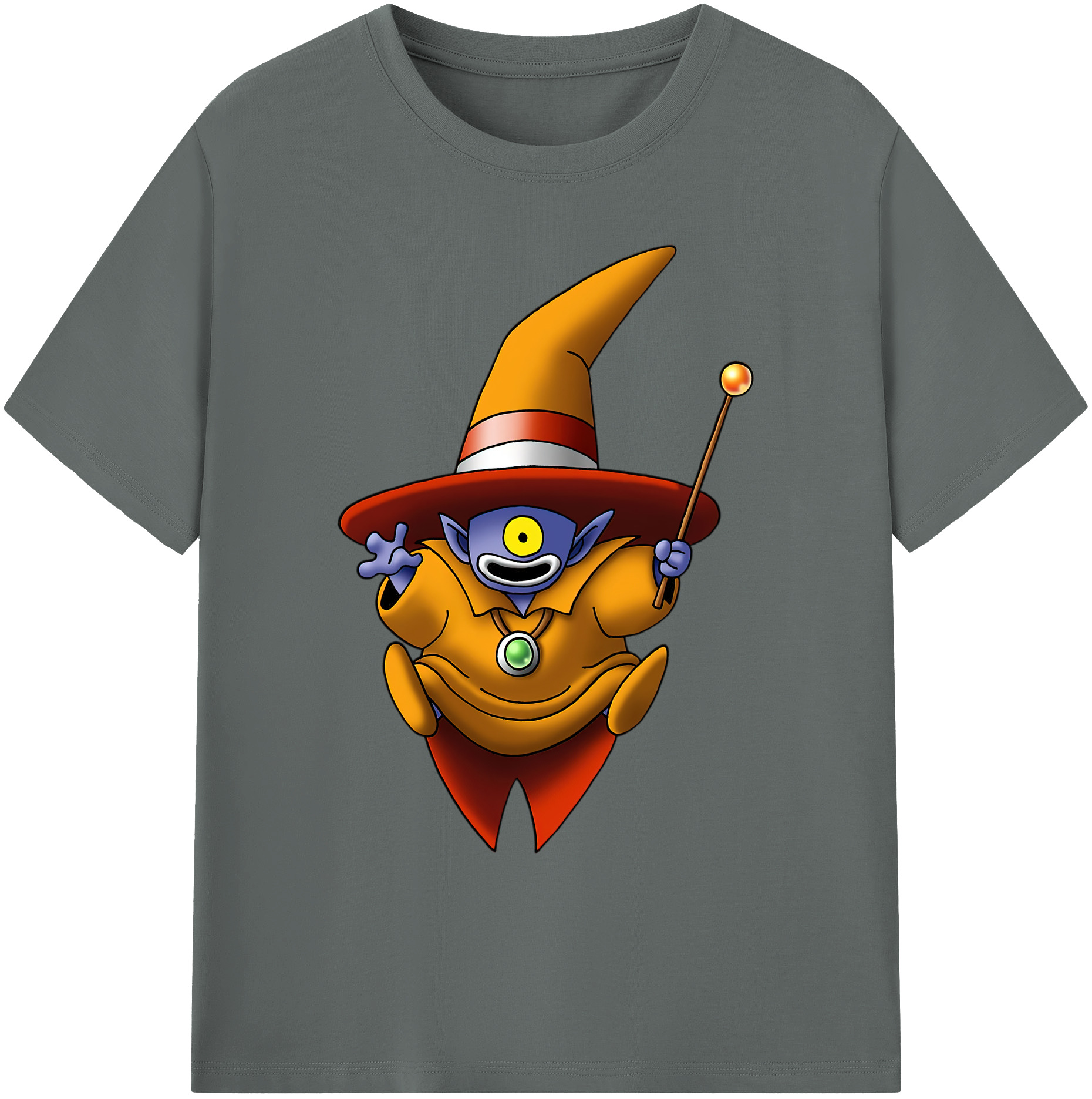 （画像用） ドラゴンクエスト Doragon Kuesuto Dragon Quest 綿100％ メンズ半袖Tシャツ｜肌触りやわらか＆通気性